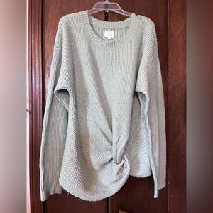 Aerie OFFLINE mint/light green sweater, large, super soft EUC